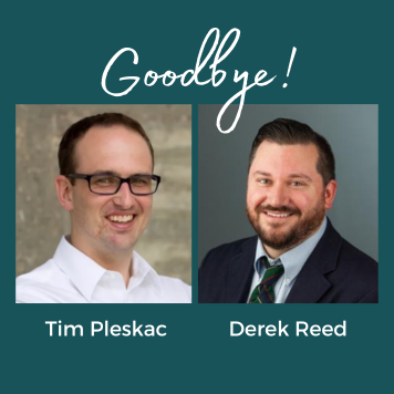 Goodbye Tim Pleskac and Derek Reed
