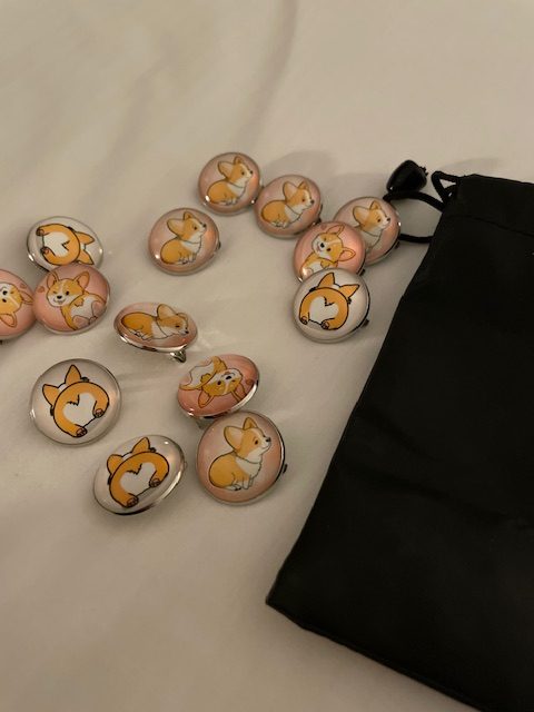 Corgi pins