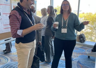 Will Duncan and Blair Schneider at poster session